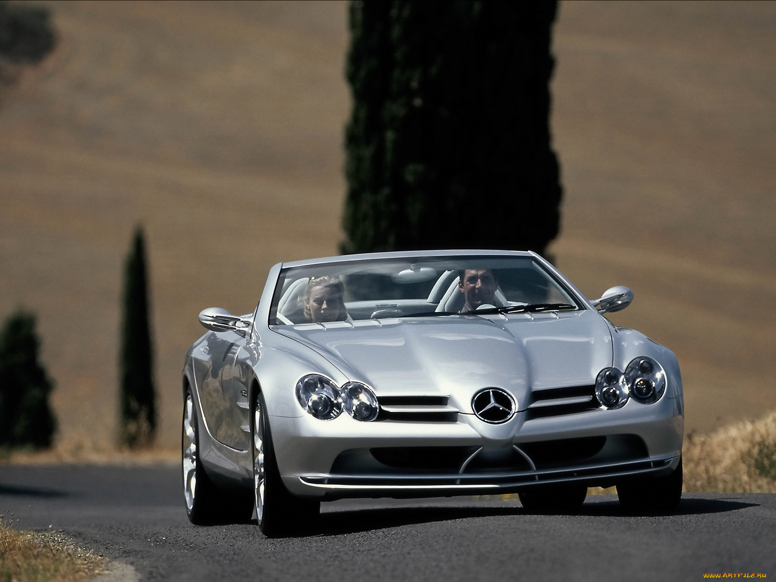 1999, mercedes, benz, vision, slr, roadster, 